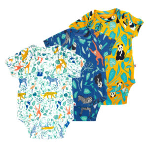 PICCALILLY Set rompers Animal Adventure